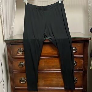 Old Navy Women's XL Black Stripe Leggings
